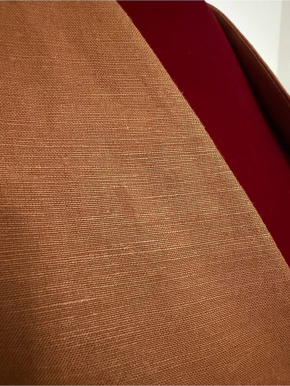 Vintage Amanda Fielding Petites Linen-Blend Skirt Suit - Toffee Brown 4P/10P Mix